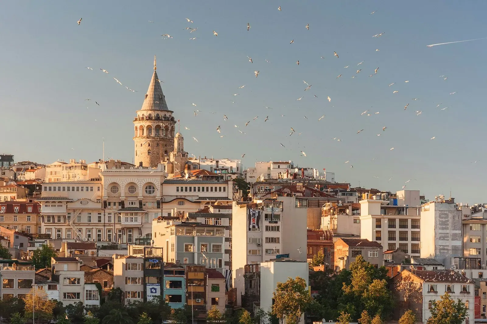 Galata Tower above Istanbul